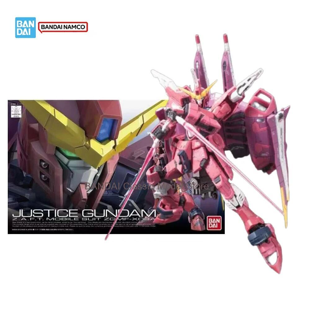 Bandai Model Gundam Rg - 在庫あり。正規品。バンダイ製ガンダムモデル RG 1/144 ZGMF X09A ジャスティスガンダム