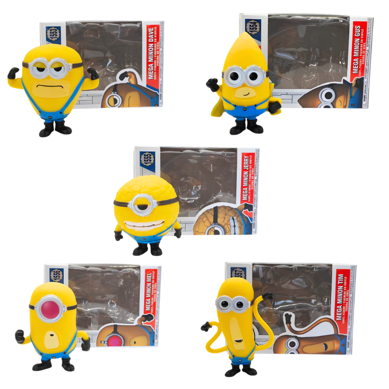 Vinyl Figure Blank - ポップ！ 「ミニオンズ」のビニール製コレクションフィギュア – 人気のディスプレイモデル。ファンへの素晴らしい記念品、かわいらしい卓上装飾品として最適。