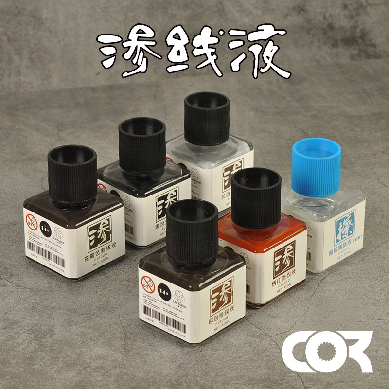 Tamiya Model Paint Set - パネルライン 40 ミリリットルアクセントカラー液体モデルハイライトペイント組立モデルペイントツール趣味 DIY 顔料