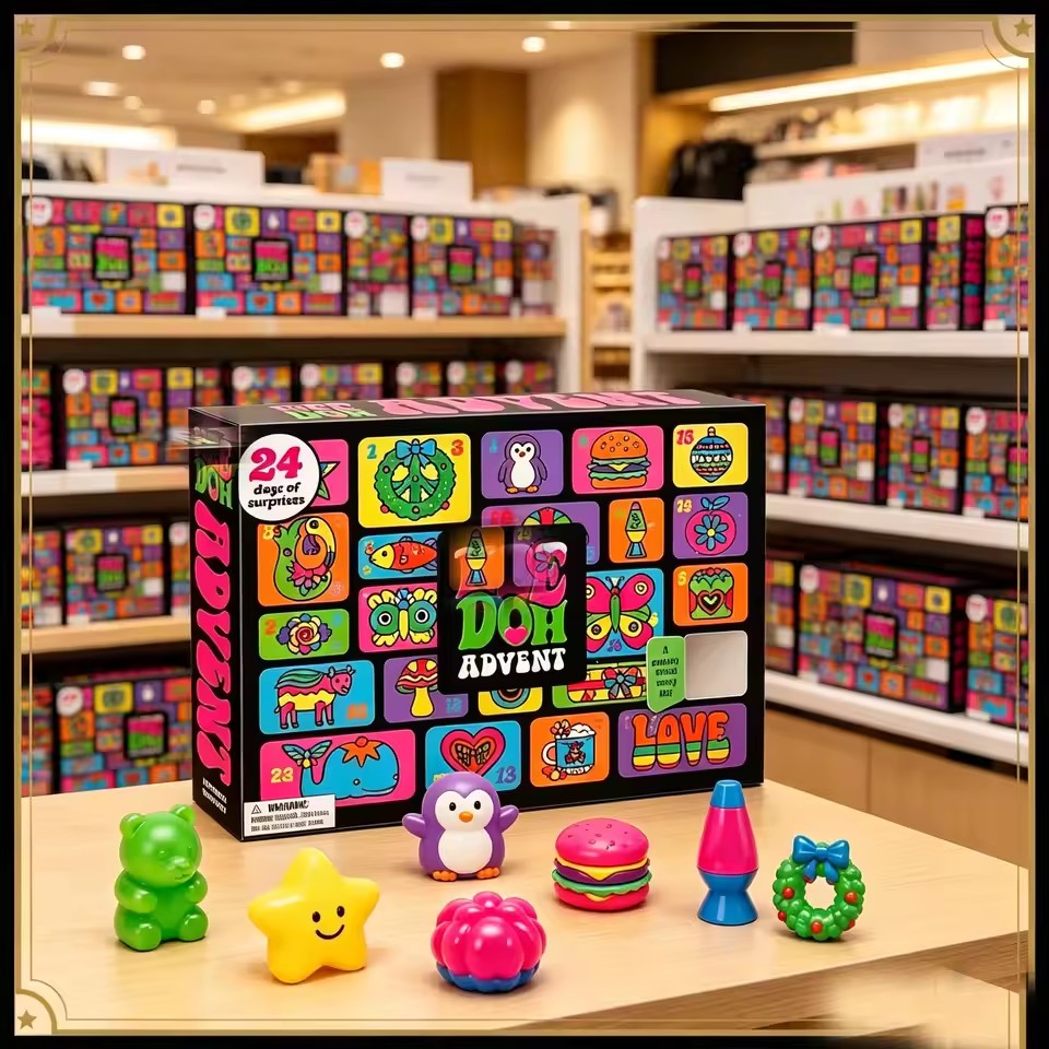 クリスマス・カウントダウン・カレンダー型・ストレス解消おもち - Mystery Box Blind Bag のレビューと価格