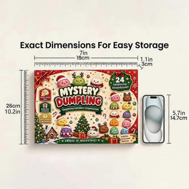 24個入り クリスマスアドベントカレンダー かわいい団子型  - Mystery Box Blind Bag のレビューと価格