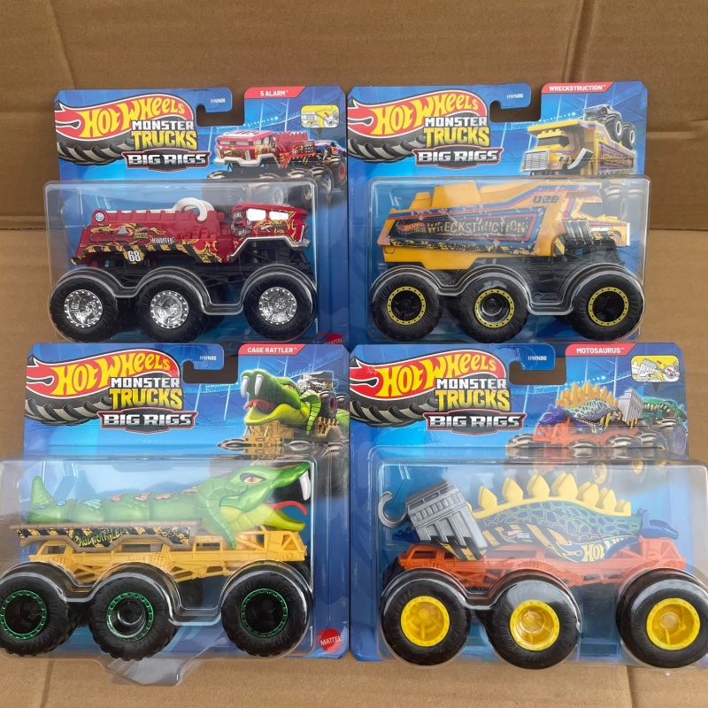 オリジナルホットウィール 6輪車 モンスタートラック ビッグ - Hot Wheels Car Mainline のレビューと価格