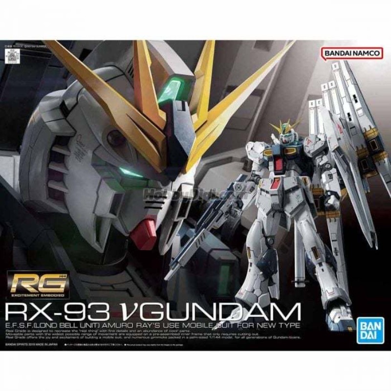 在庫あり バンダイ RG 1/144 RX-93 νガンダム - Bandai Model Gundam Rg のレビューと価格