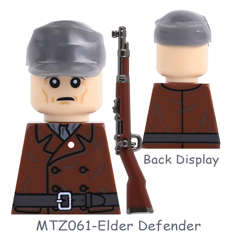ドイツの歴史的な兵士、歩兵、戦士、市民、守護者、高齢者、警備 - Lego Minifigure Holder のレビューと価格