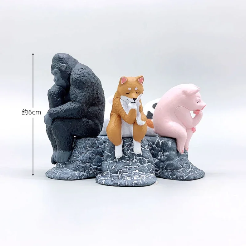 ガチャカプセル玩具 クリエイティブアニマルモデル 思考家テー - Capsule Toy Gashapon のレビューと価格